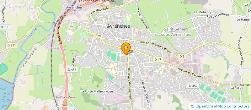 localisation de l'entreprise MONSIEUR SIMON PIERRE GUY BALLE  AVRANCHES