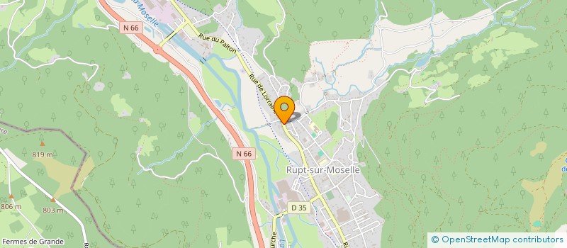 localisation de l'entreprise MONSIEUR SIMON-PIERRE SCHERLEN  RUPT-SUR-MOSELLE