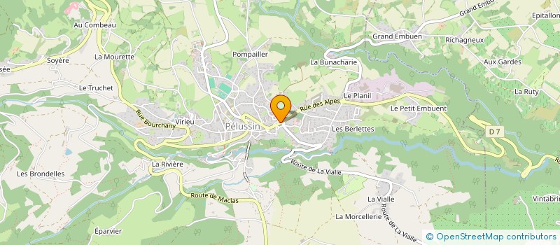 localisation de l'entreprise MONSIEUR SIMON PINET  PELUSSIN