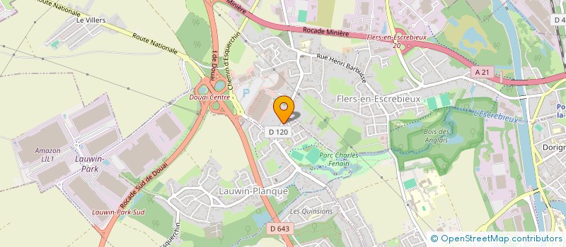 localisation de l'entreprise MONSIEUR SIMON PINTE  GOUY-SOUS-BELLONNE