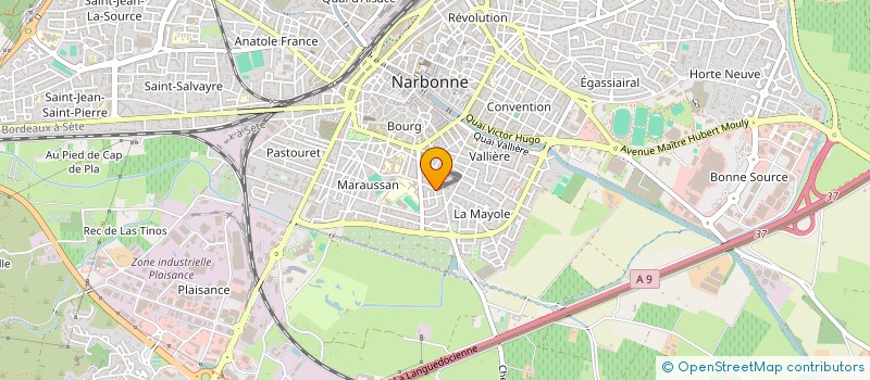 localisation de l'entreprise MONSIEUR SIMON PLAZA  NARBONNE