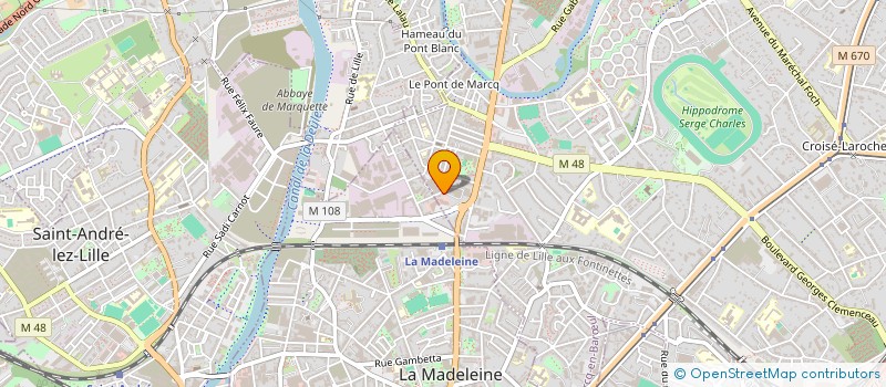 localisation de l'entreprise MONSIEUR SIMON PLOUVIER à MARCQ-EN-BARŒUL
