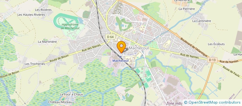 localisation de l'entreprise MONSIEUR SIMON PONTHIEUX  MACHECOUL-SAINT-MEME