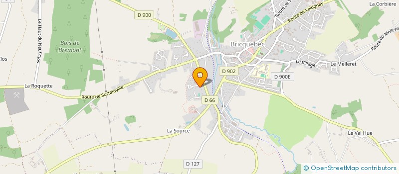 localisation de l'entreprise MONSIEUR SIMON POSTEL  BRICQUEBEC-EN-COTENTIN