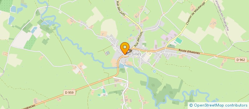 localisation de l'entreprise MONSIEUR SIMON POTIEZ  MAROILLES