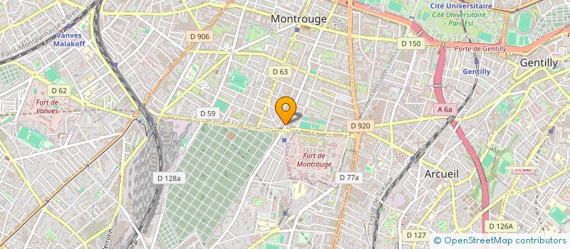 localisation de l'entreprise MONSIEUR SIMON POTTIER  MONTROUGE