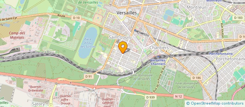 localisation de l'entreprise MONSIEUR SIMON PRENTOUT à VERSAILLES