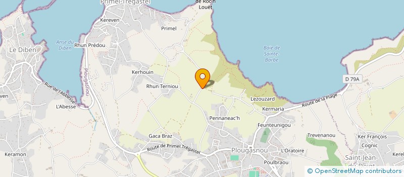 localisation de l'entreprise MONSIEUR SIMON PULLIN  PLOUGASNOU