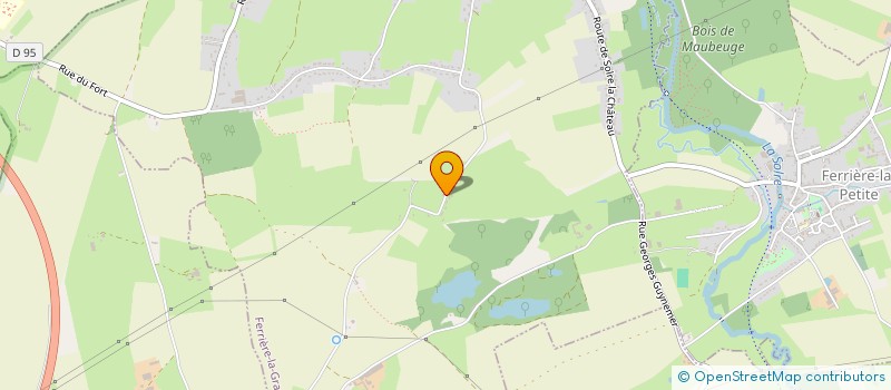 localisation de l'entreprise MONSIEUR SIMON QUAEGEBEUR  FERRIERE LA GRANDE