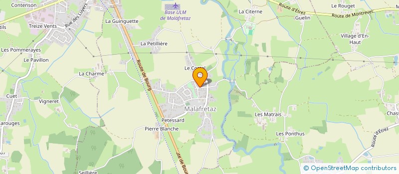localisation de l'entreprise MONSIEUR SIMON RAFFOURT à MALAFRETAZ
