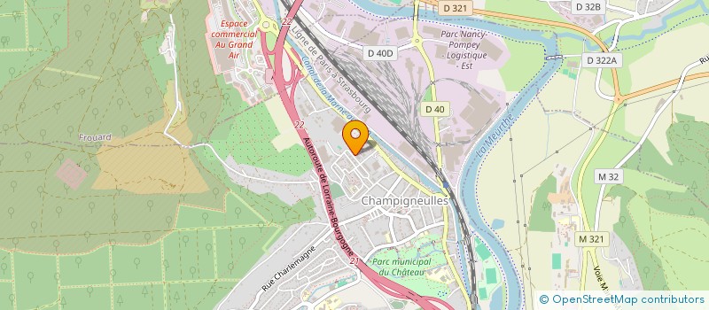 localisation de l'entreprise MONSIEUR SIMON RAGON  CHAMPIGNEULLES