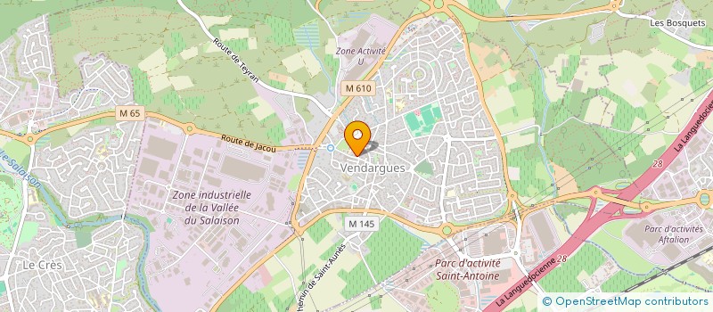 localisation de l'entreprise MONSIEUR SIMON RAULIN à VENDARGUES