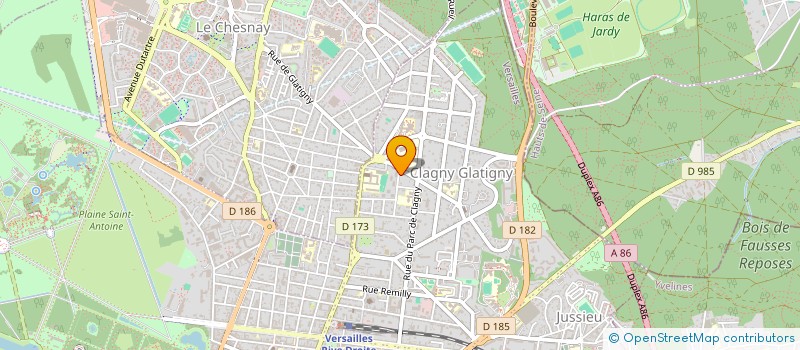 localisation de l'entreprise MONSIEUR SIMON RAUNIER à VERSAILLES