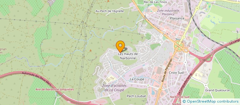 localisation de l'entreprise MONSIEUR SIMON RAVIER  NARBONNE