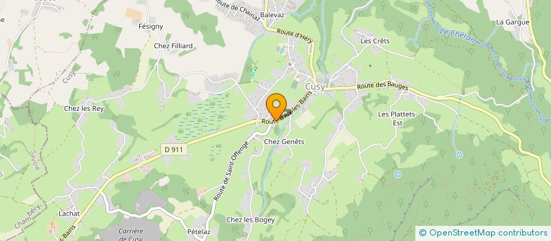 localisation de l'entreprise MONSIEUR SIMON RAYNAUD  CUSY