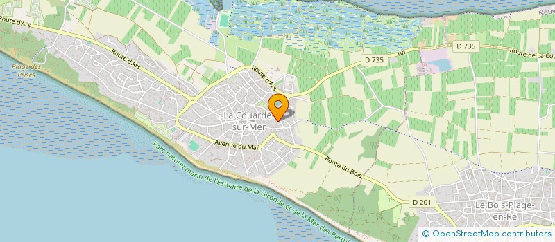 localisation de l'entreprise MONSIEUR SIMON RAYTON  LA COUARDE-SUR-MER