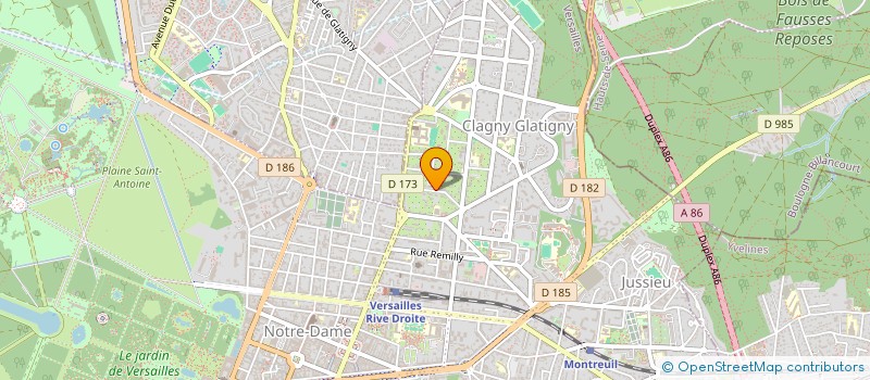 localisation de l'entreprise MONSIEUR SIMON RECHATIN à VERSAILLES