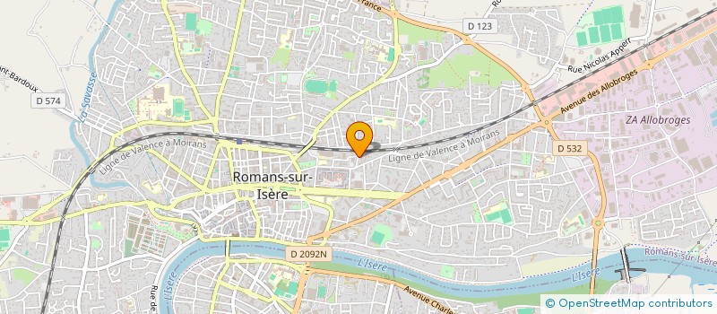 localisation de l'entreprise MONSIEUR SIMON REGACHE  ROMANS-SUR-ISERE