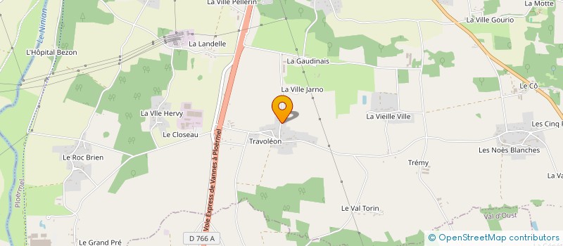 localisation de l'entreprise MONSIEUR SIMON RENOUX--POINTECOUTEAU  PLOERMEL