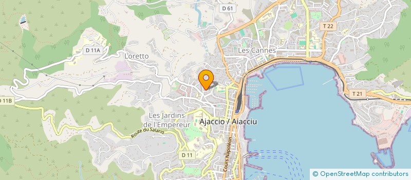 localisation de l'entreprise MONSIEUR SIMON RENUCCI à AJACCIO