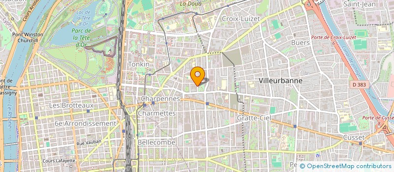 localisation de l'entreprise MONSIEUR SIMON RETAILLEAU  VILLEURBANNE