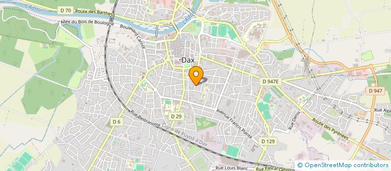 localisation de l'entreprise MONSIEUR SIMON RETAILLEAU  DAX