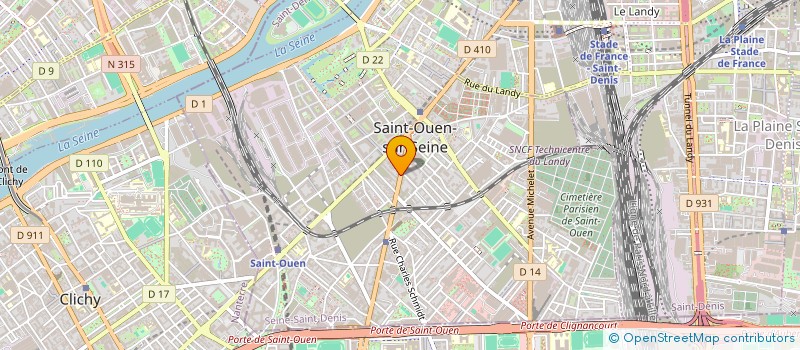 localisation de l'entreprise MONSIEUR SIMON RIAUX à SAINT-OUEN-SUR-SEINE