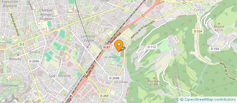 localisation de l'entreprise MONSIEUR SIMON RIBAUT à SAINT-MARTIN-D'HERES