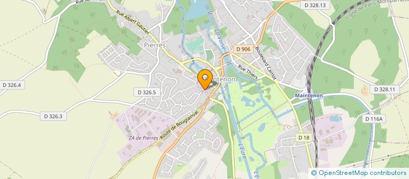 localisation de l'entreprise MONSIEUR SIMON RIBEILL à MAINTENON