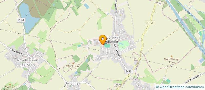 localisation de l'entreprise MONSIEUR SIMON RICHARD  GOUY-SOUS-BELLONNE