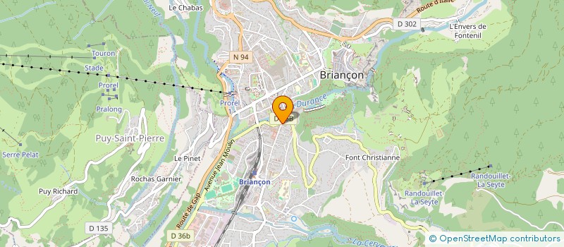 localisation de l'entreprise MONSIEUR SIMON RIGAUD  BRIANCON