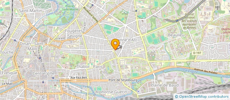 localisation de l'entreprise MONSIEUR SIMON RIVIERE  RENNES