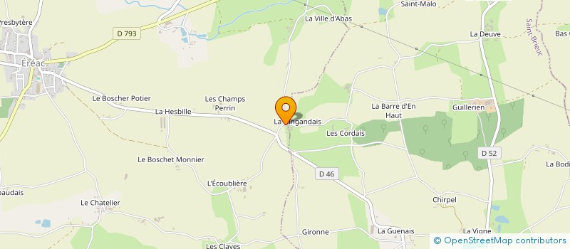 localisation de l'entreprise MONSIEUR SIMON ROBIN à LANRELAS