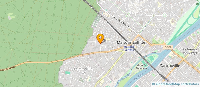 localisation de l'entreprise MONSIEUR SIMON ROCHE  MAISONS-LAFFITTE