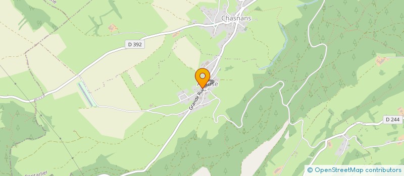 localisation de l'entreprise MONSIEUR SIMON ROSSIGNOL  LES PREMIERS SAPINS