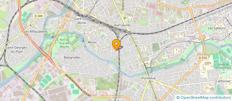 localisation de l'entreprise MONSIEUR SIMON ROUAUX  LE MANS