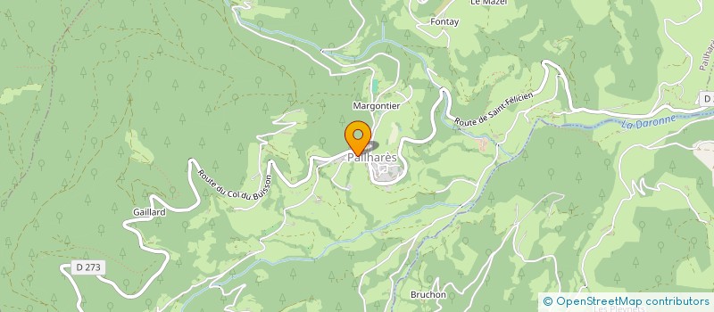 localisation de l'entreprise MONSIEUR SIMON ROUCHIER  PAILHARES