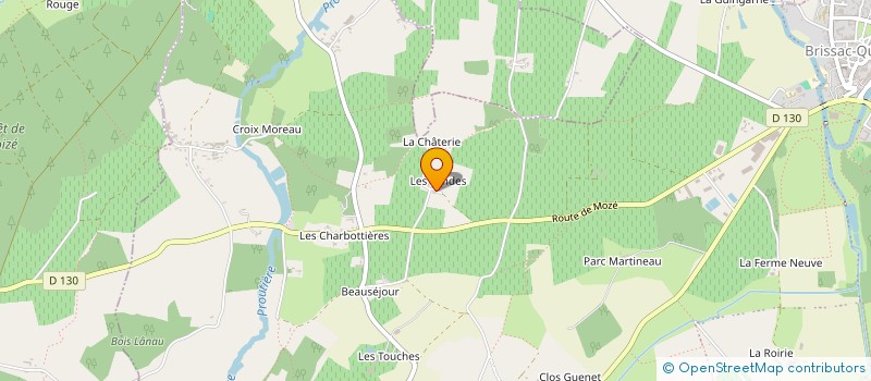 localisation de l'entreprise MONSIEUR SIMON ROUILLARD à BRISSAC LOIRE AUBANCE