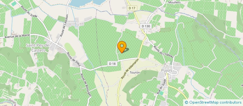 localisation de l'entreprise MONSIEUR SIMON ROUSSEAU  PUJOLS