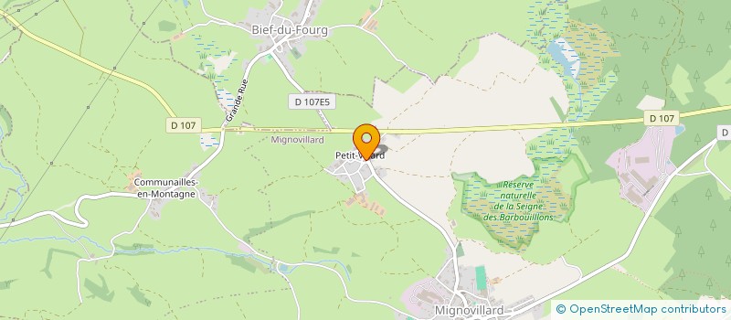 localisation de l'entreprise MONSIEUR SIMON ROUSSEAUX  MIGNOVILLARD