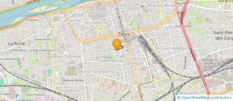 localisation de l'entreprise MONSIEUR SIMON ROUSSELOT à TOURS