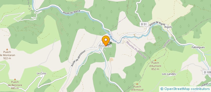 localisation de l'entreprise MONSIEUR SIMON SABATHIER  COMBRET