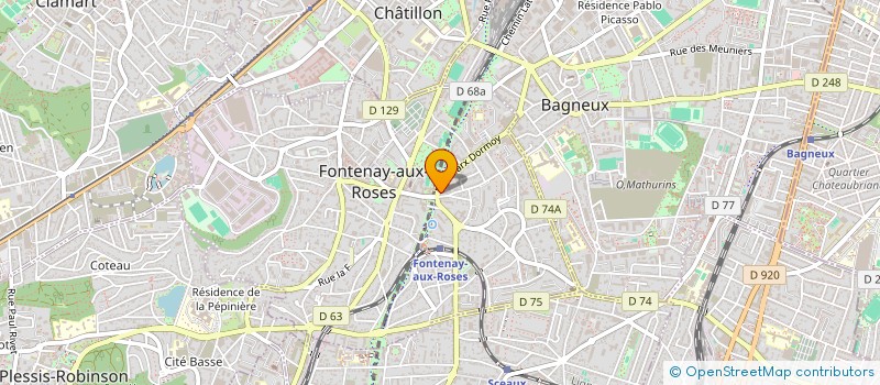 localisation de l'entreprise MONSIEUR SIMON SADIE à FONTENAY-AUX-ROSES