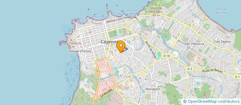 localisation de l'entreprise MONSIEUR SIMON SAINT CYR  CAYENNE