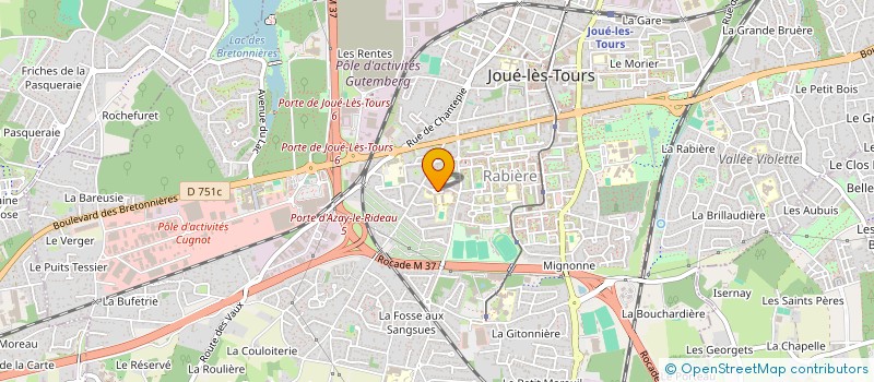 localisation de l'entreprise MONSIEUR SIMON SAINVE  JOUE-LES-TOURS