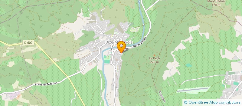 localisation de l'entreprise MONSIEUR SIMON SALINAS  BIZE-MINERVOIS