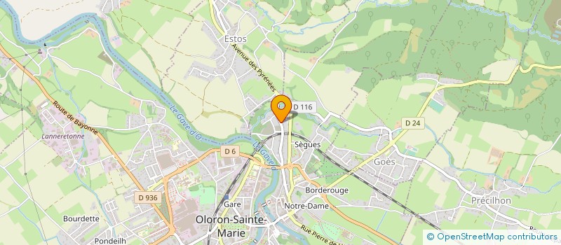 localisation de l'entreprise MONSIEUR SIMON SALLE à OLORON-SAINTE-MARIE