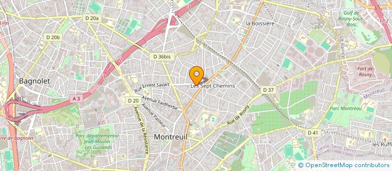 localisation de l'entreprise MONSIEUR SIMON SAULNIER à MONTREUIL