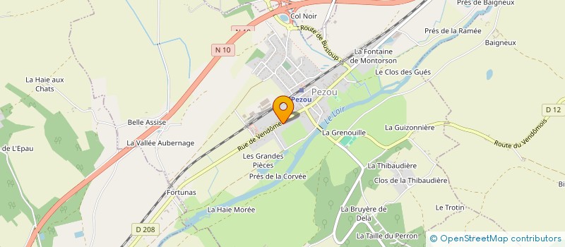 localisation de l'entreprise MONSIEUR SIMON SAVATTIER  PEZOU