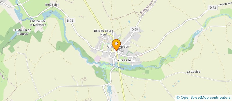 localisation de l'entreprise MONSIEUR SIMON SAVIGNY  CHEMILLE-SUR-DEME